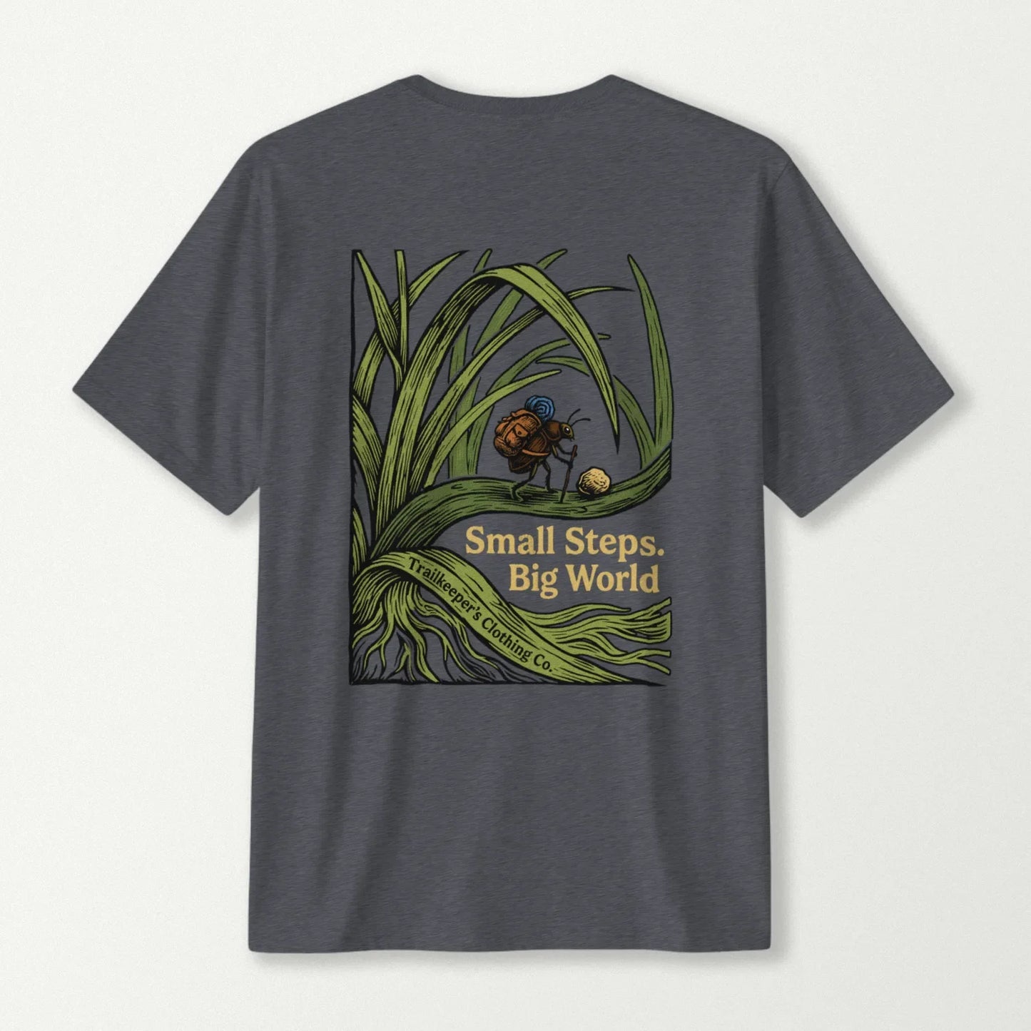Big World Bug  Backpacker T-Shirt