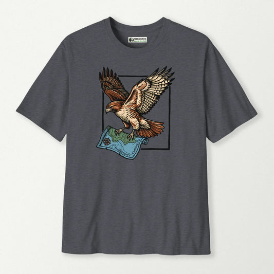 Red-tailed Hawk Navigator  T-Shirt