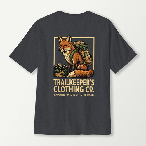 Fox Backpacker Scenery  T-Shirt