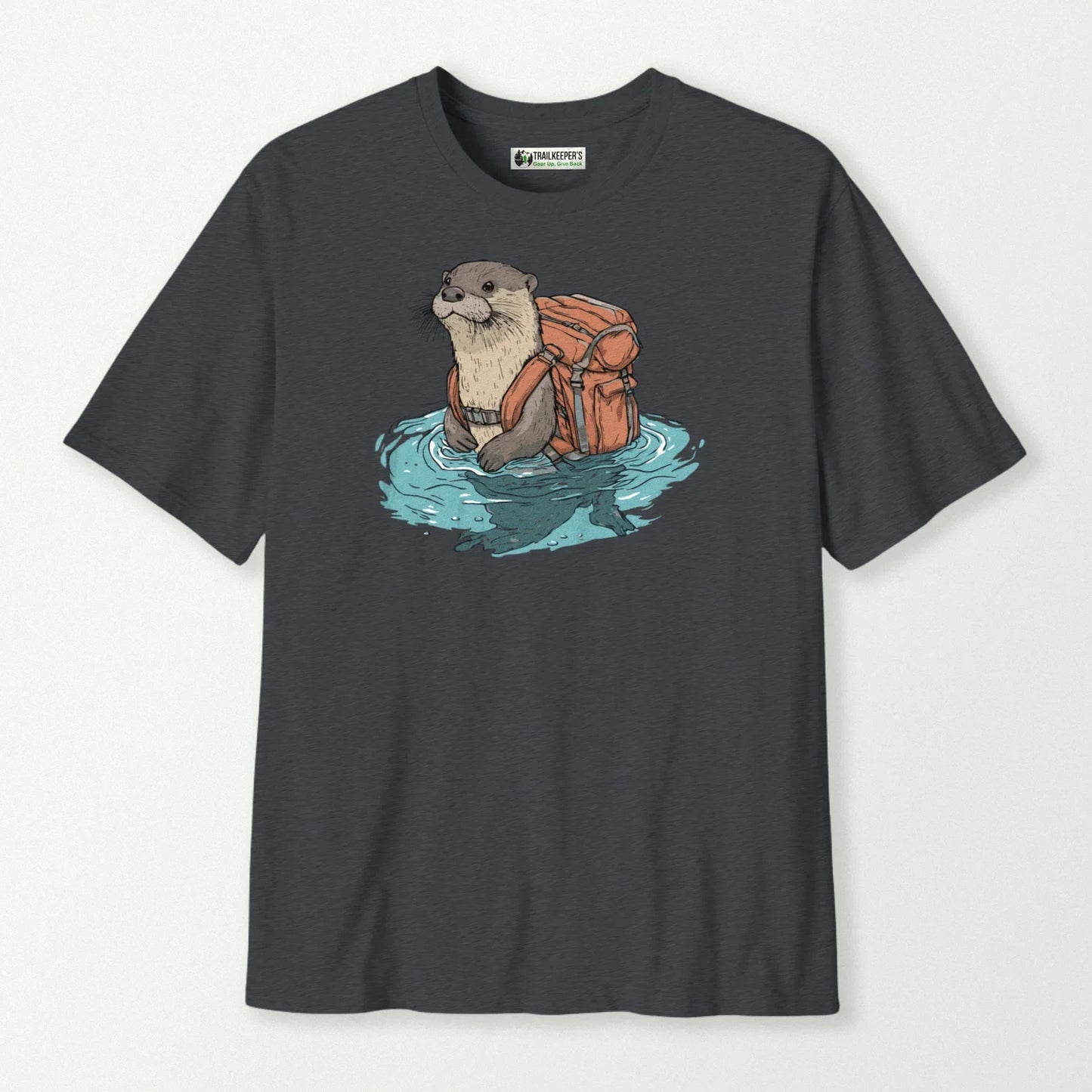 Otter Backpacker Fording River T-Shirt