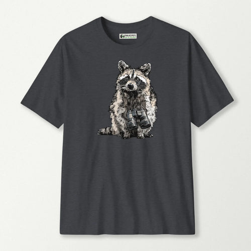 Raccoon Bird Watcher T-Shirt
