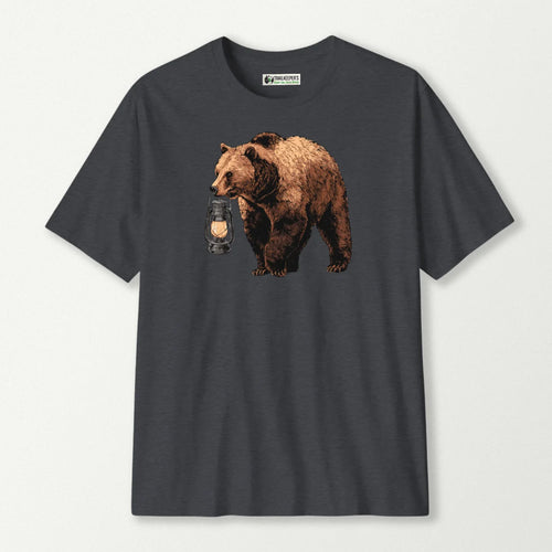 Grizzly Bear Lantern Carrier T-Shirt