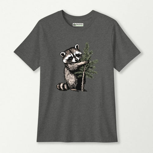 Raccoon Tree Hugger Kids T-Shirt
