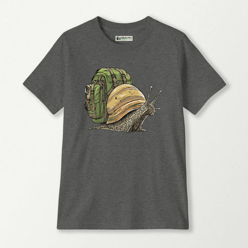 Snail Backpacker Kids T-Shirt