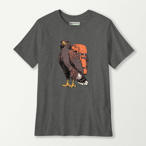 Harris's Hawk Backpacker Kids T-Shirt