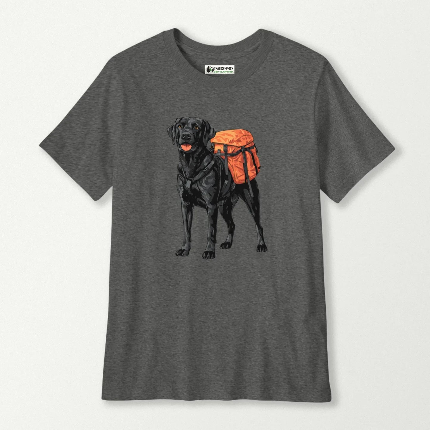 Black Lab Backpacker Kids T-Shirt