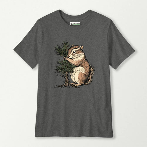 Chipmunk Tree Hugger Kids T-Shirt