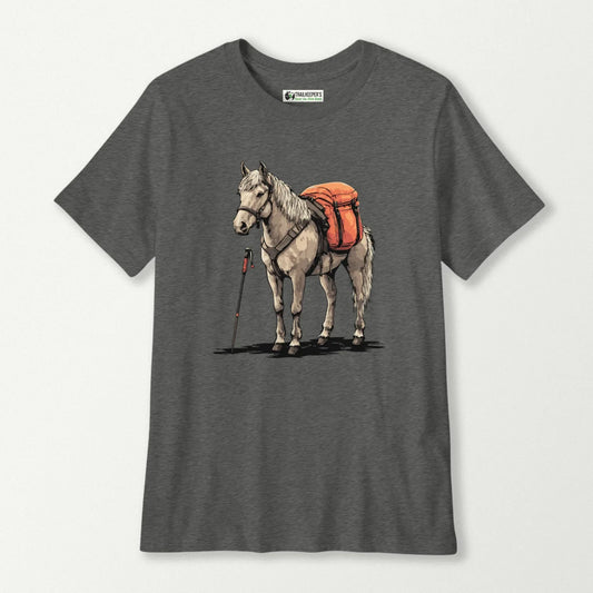 Horse Backpacker Kids T-Shirt