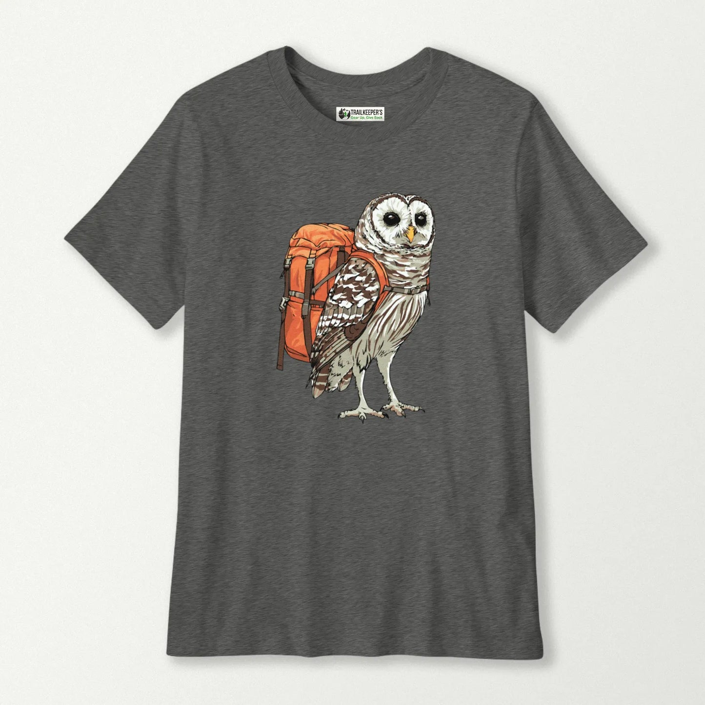 Barred Owl Backpacker Kids T-Shirt