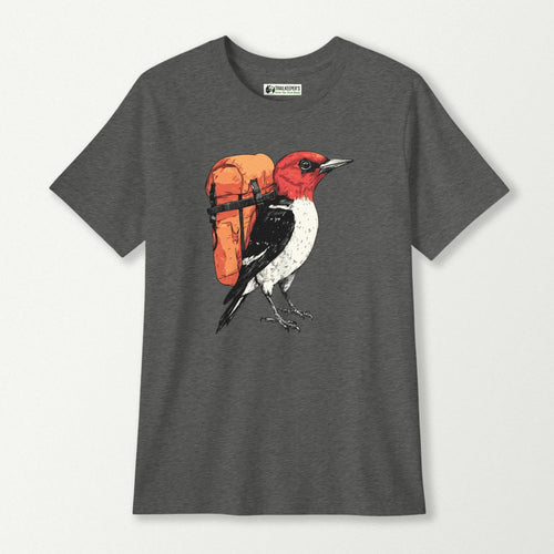 Red-headed Woodpecker Backpacker Kids T-Shirt