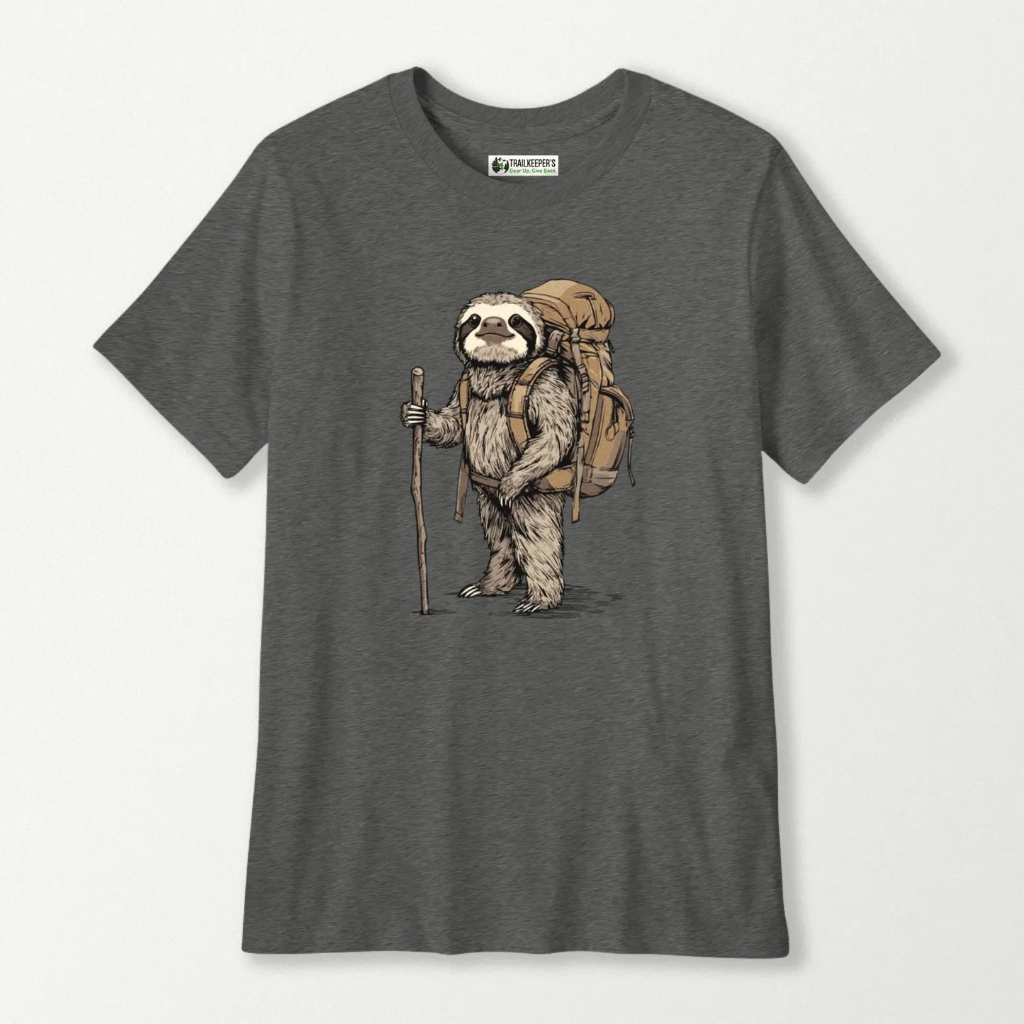 Sloth Backpacker Kids T-Shirt