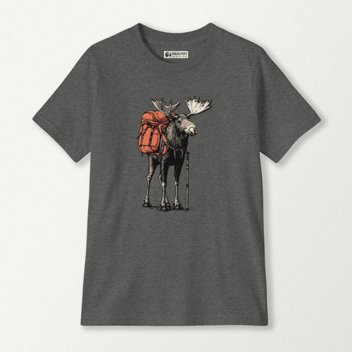 Moose Backpacker Kids T-Shirt