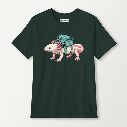Axolotl Backpacker Kids T-Shirt