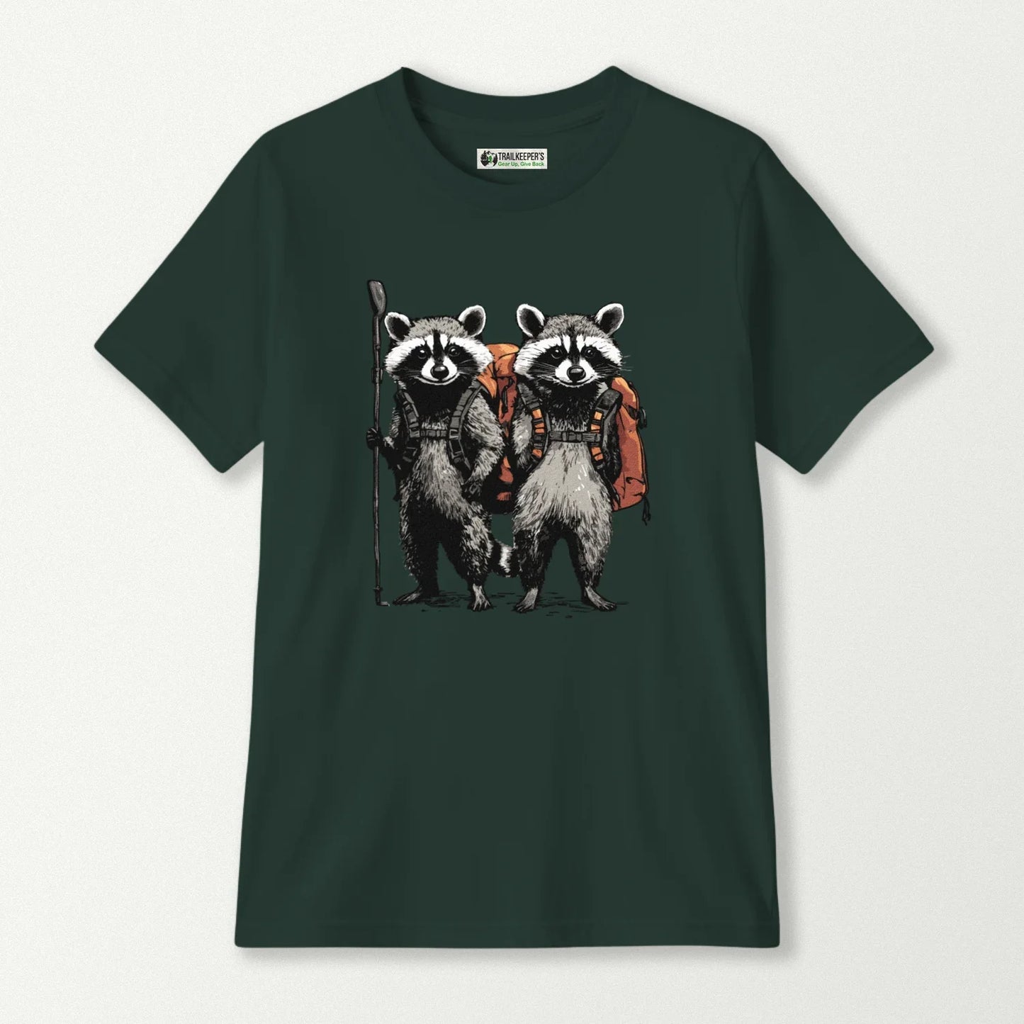 Raccoon Backpacker Buddies Kids T-Shirt