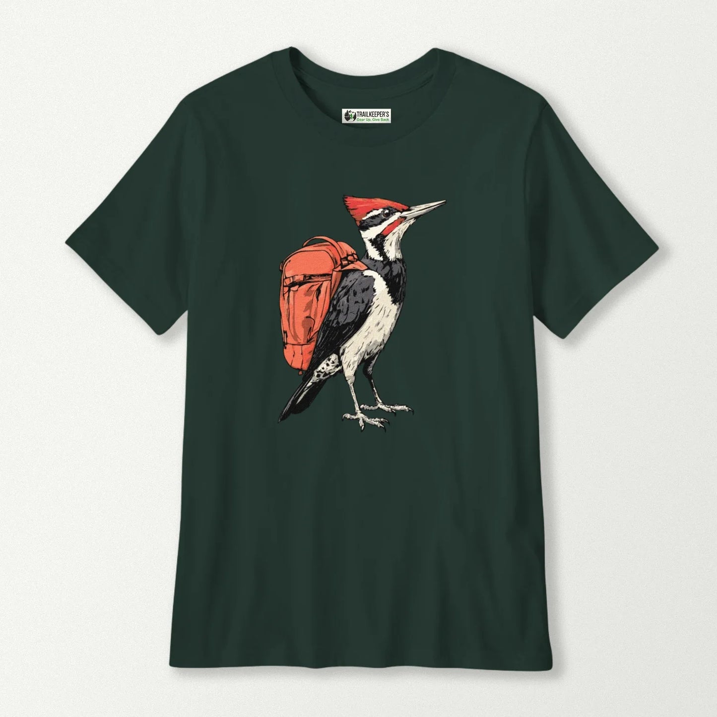 Pileated Woodpecker Backpacker Kids T-Shirt