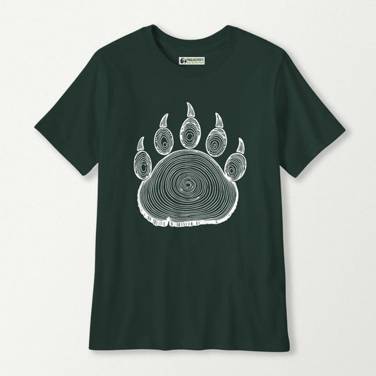 Bear Paw Tree Rings Kids T-Shirt
