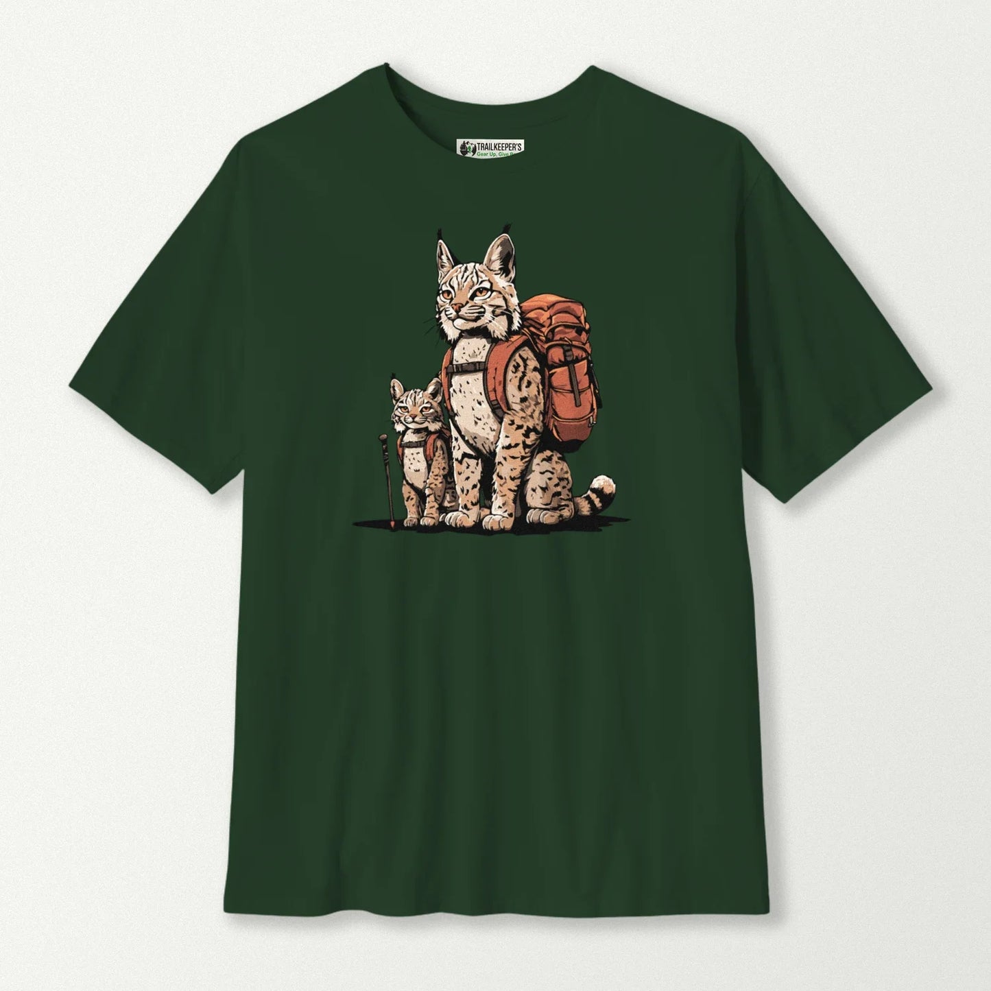 Bobcat Backpacker Family T-Shirt