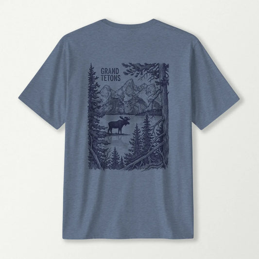 Grand Tetons Moose T-Shirt