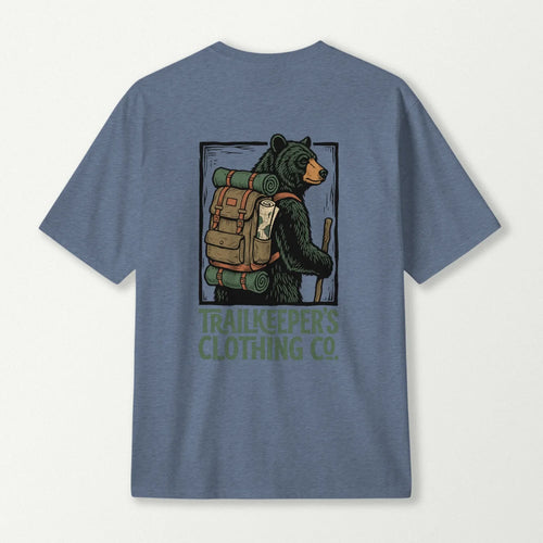 Black Bear Backpacker Two-sided T-Shirt