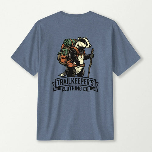 Badger Backpacker Back  T-Shirt