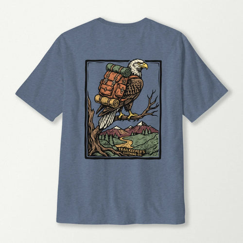 Eagle Backpacker On Branch T-Shirt