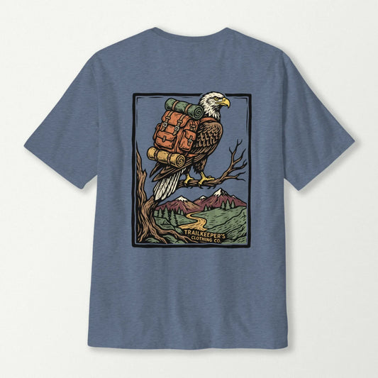 Eagle Backpacker On Branch T-Shirt