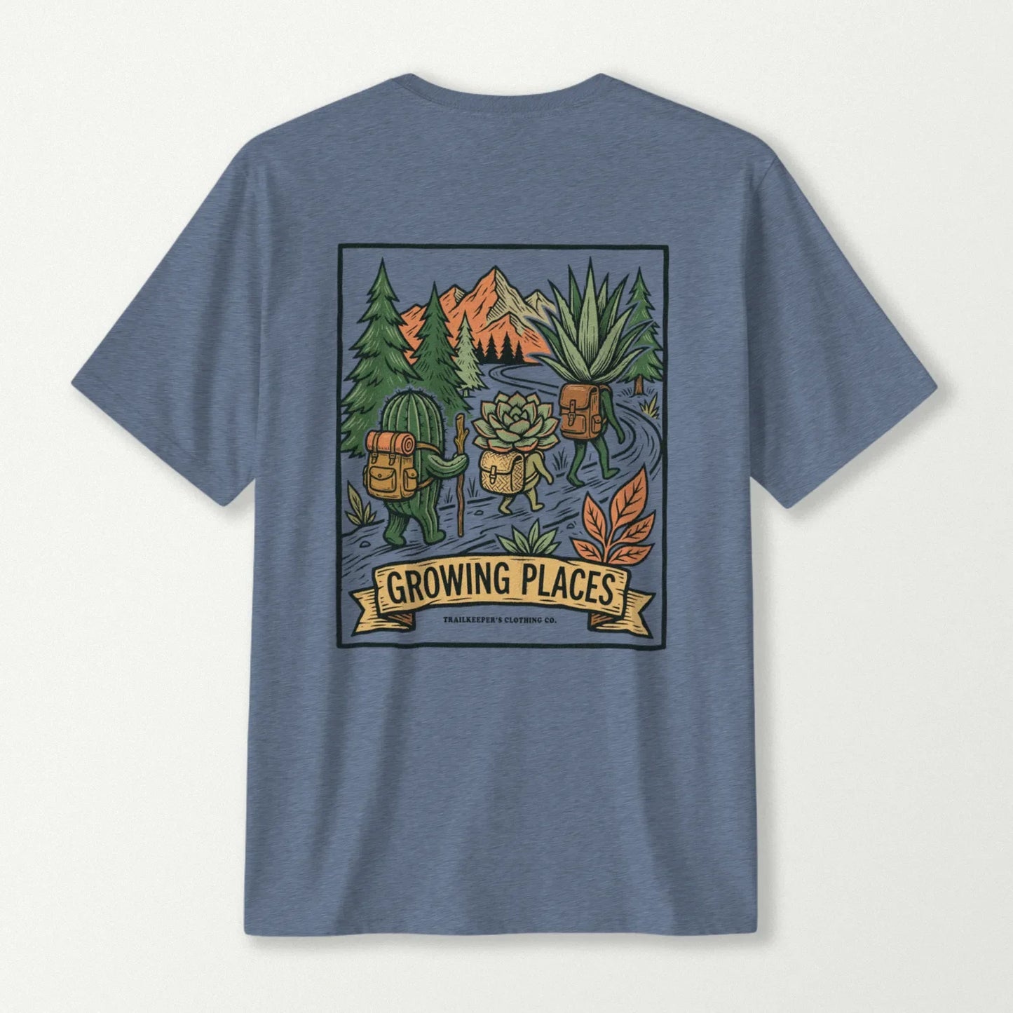 Growing Places Plant Backpackers T-Shirt