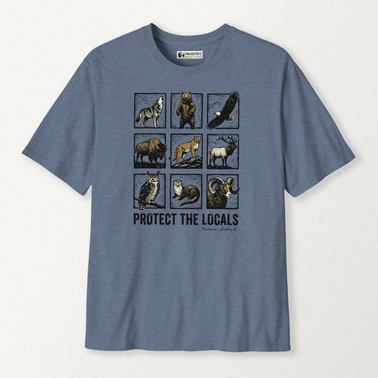 Protect The Locals Grid T-Shirt