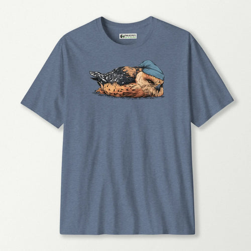 Red-shouldered Hawk Sleeper With Night Cap T-Shirt