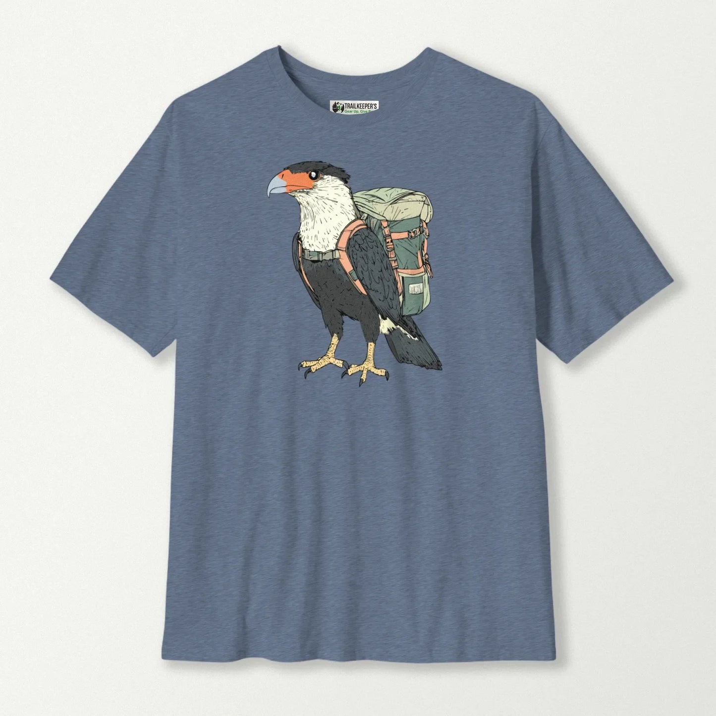 Crested Caracara Backpacker T-Shirt