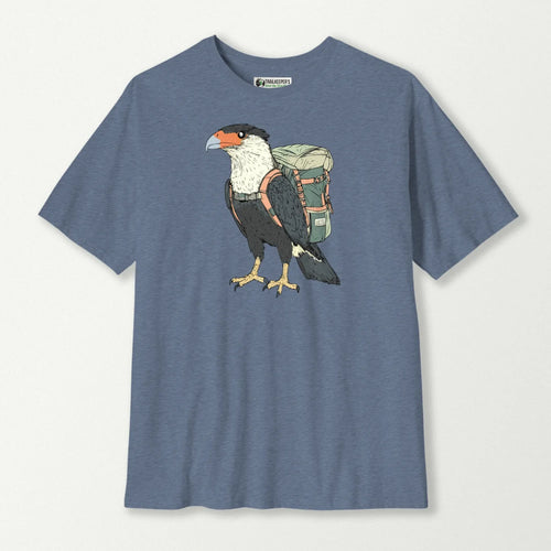 Crested Caracara Backpacker T-Shirt