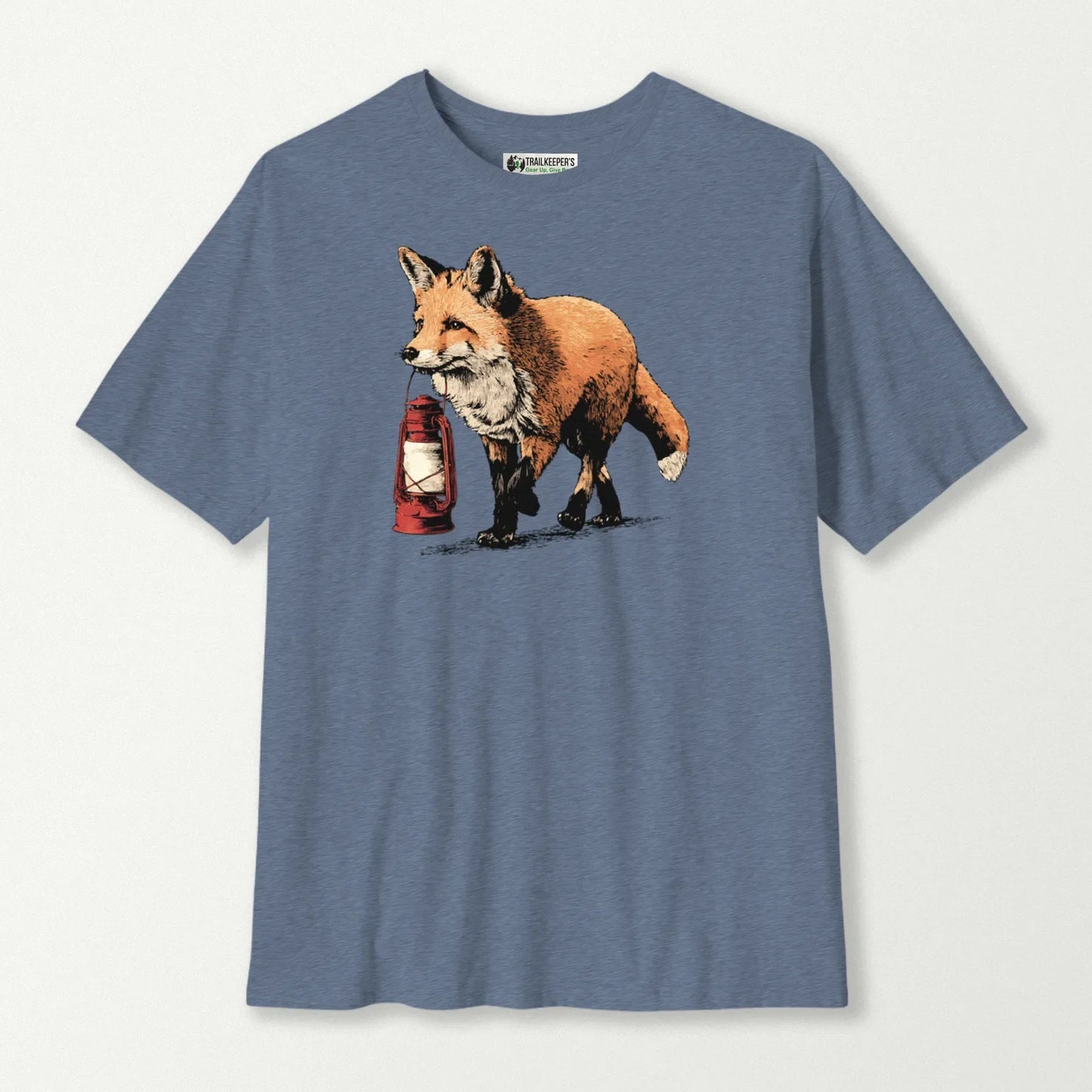 Red Fox Lantern Carrier T-Shirt
