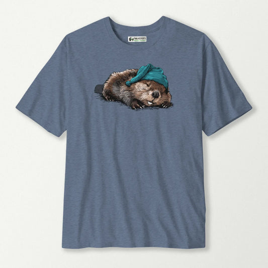 Beaver Sleeper With Night Cap T-Shirt