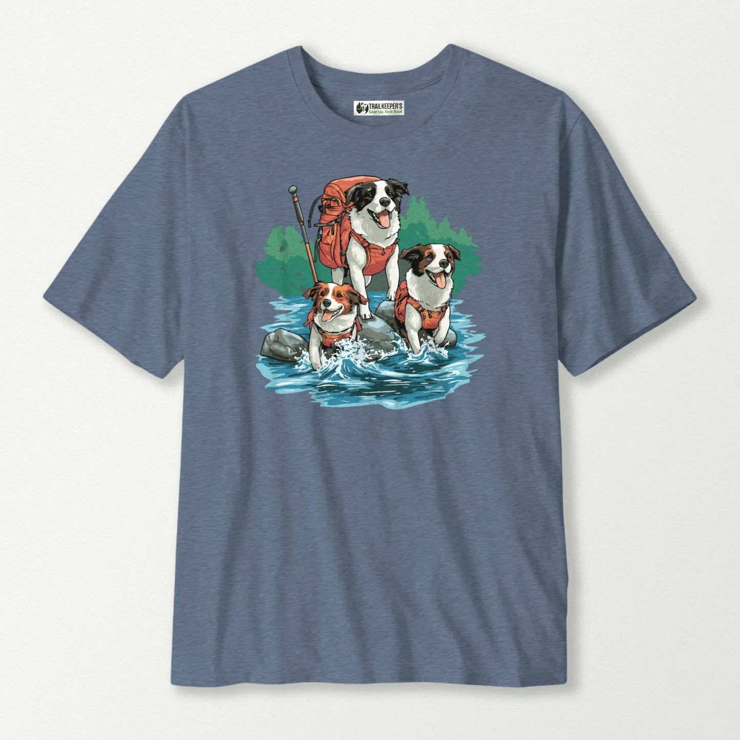 Dog Backpacker Family T-Shirt