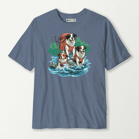 Dog Backpacker Family T-Shirt