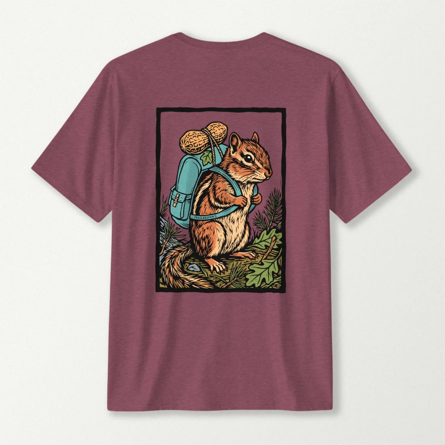 Chipmunk Forest Backpacker T-Shirt