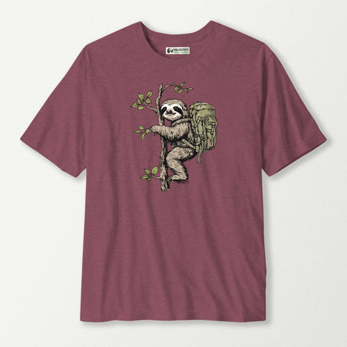 Sloth Backpacker In Tree T-Shirt