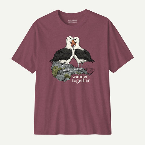 Wander Together Albatross Couple T-Shirt