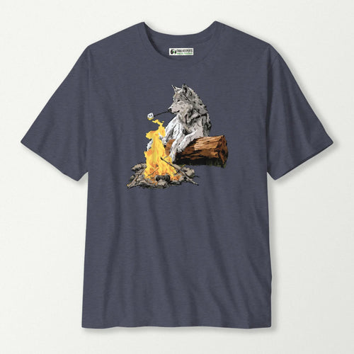 Wolf Marshmallow Roaster T-Shirt