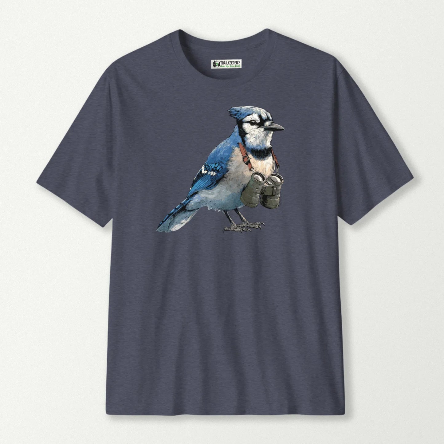 Blue Jay Bird Watcher T-Shirt