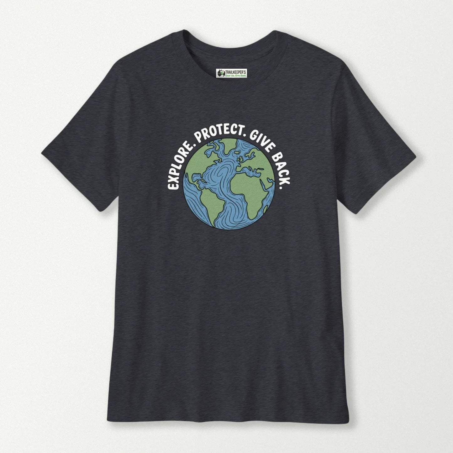 Explore. Protect. Give Back. Kids T-Shirt