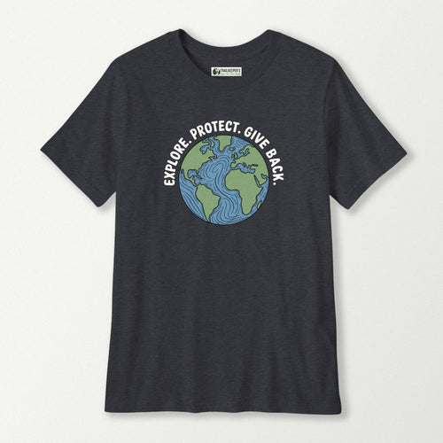 Explore. Protect. Give Back. Kids T-Shirt