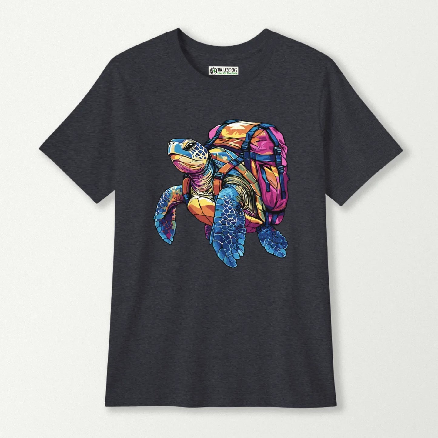 Sea Turtle Backpacker Kids T-Shirt
