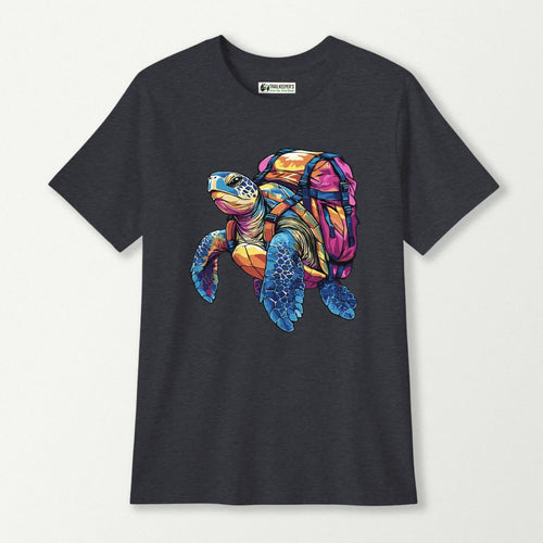 Sea Turtle Backpacker Kids T-Shirt