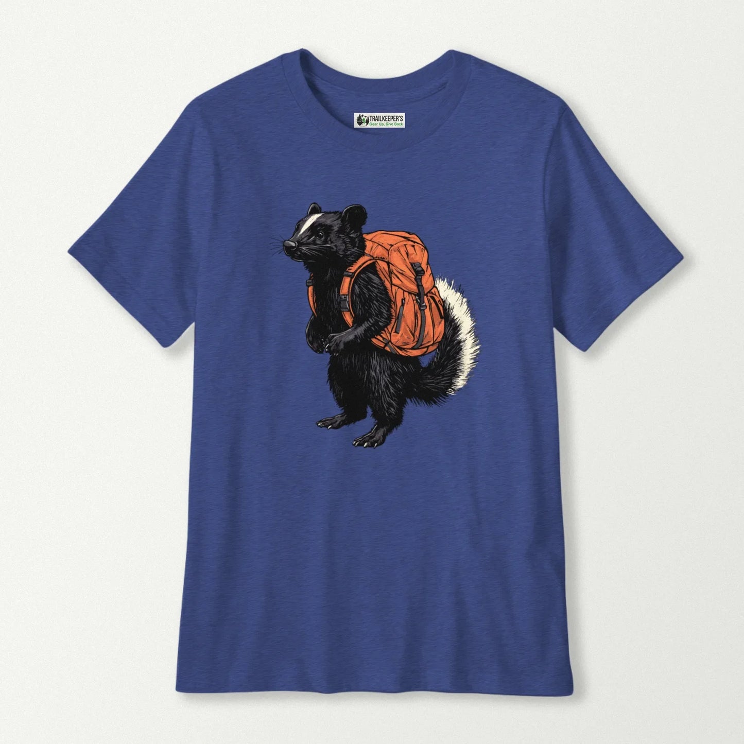 Skunk Backpacker Kids T-Shirt
