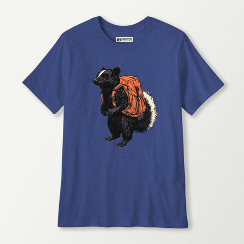 Skunk Backpacker Kids T-Shirt