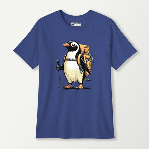 Penguin Backpacker Kids T-Shirt