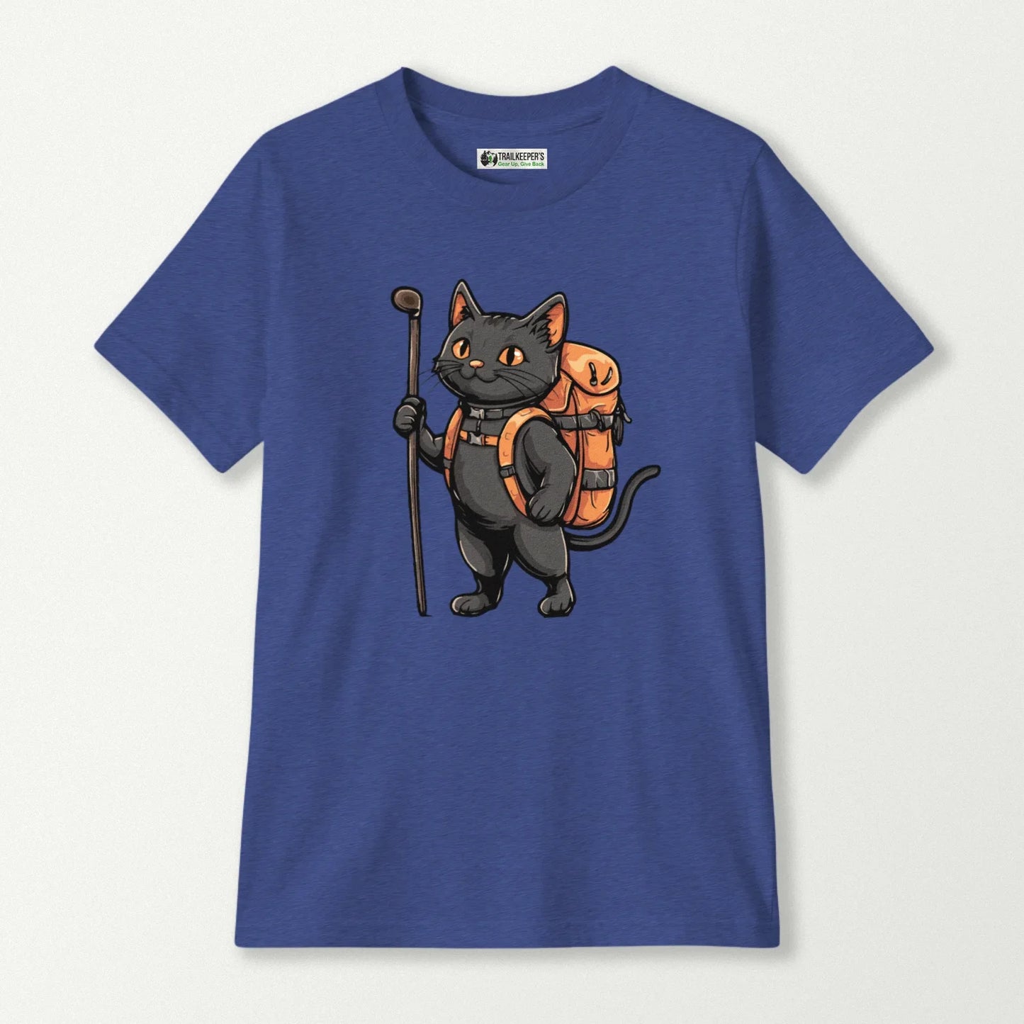 Cat Backpacker Kids T-Shirt