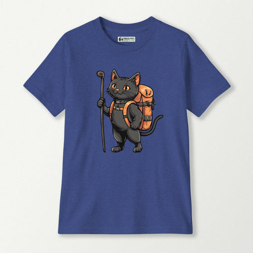 Cat Backpacker Kids T-Shirt