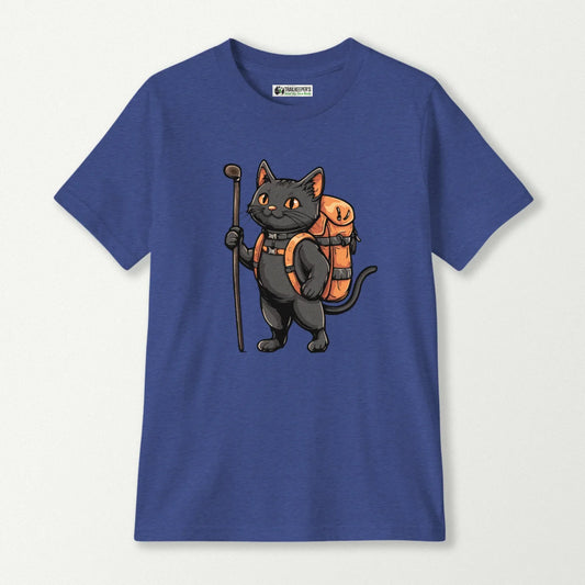 Cat Backpacker Kids T-Shirt